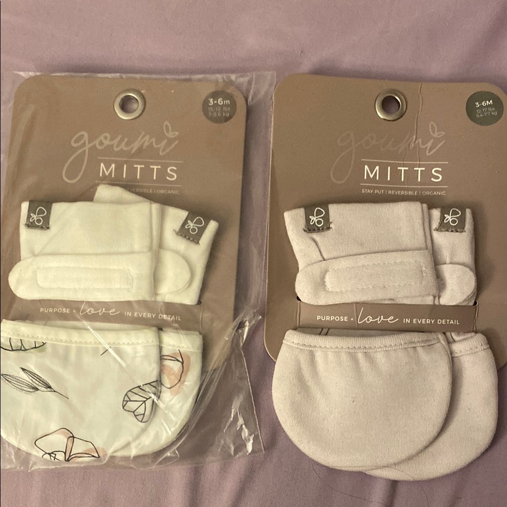 Goumi mittens 3-6 m